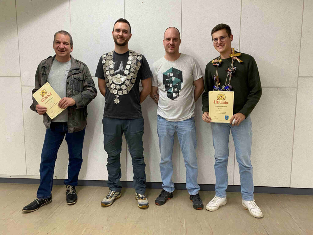 Schuetzenkoenig und Gefolge 2025